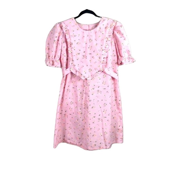 Vintage Dresses & Skirts - Vintage Floral Smock Dress size M/L